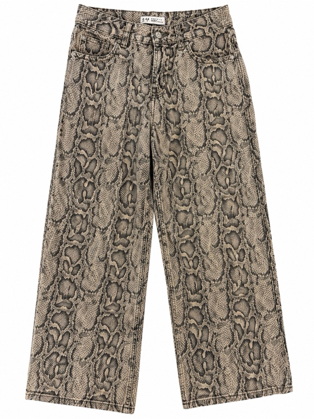Denim co. Snake Print Wide Leg Jeans Women’s US 8 EU 40
